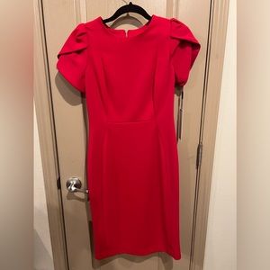 Calvin Klein red dress size 4